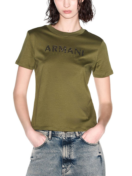 Armani Exchange T-Shirt Χακι
