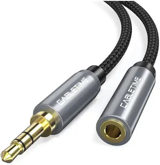 Cabletime Cable Sound 3.5mm Male - 3.5mm Female Black