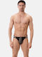 Herren Slip Schwarz