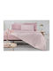 Guy Laroche Sandy Bettlaken Set für Einzelbett 170x200cm Rosa (4 Stück)