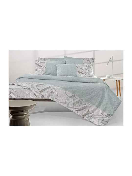 Guy Laroche Passport Super-Double Bed Sheets Set With Fitted Sheet 170x200+32cm 4 Pieces
