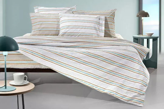 Guy Laroche Pinstripe Комплект Чаршафи Юношески 240x265см 4 Части