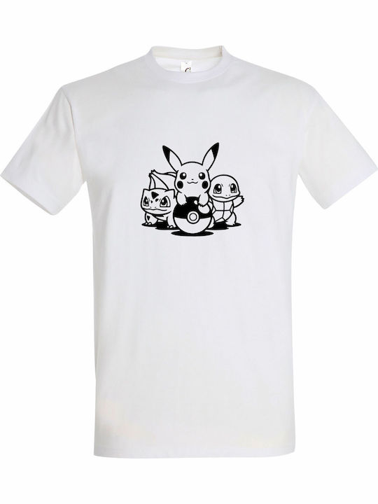 Kids T-shirt White Pokemon Fanart Design