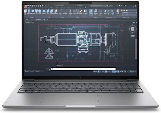 HP ZBook 8 G1i 16" IPS UHD 120Hz (Ultra 7-265H/64GB/2TB SSD/RTX 500 Ada/Windows 11 Pro) (Международен английски език клавиатура)