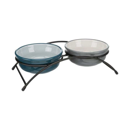 Trixie Ceramic Food and Water Bowl for Dog and Cat 600ml 15cm 2 Pieces