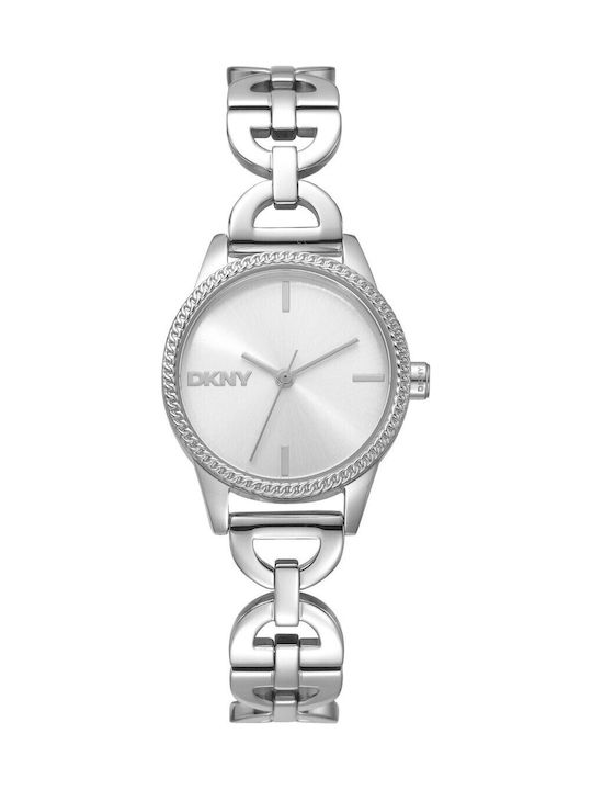 DKNY Women's Watch 26mm Battery with Silver Metal Bracelet