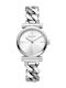 DKNY Womens Watch 28mm Battery with Silver Metal Bracelet