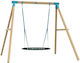 Hanging Wooden Swing for 2+ Years Brown