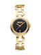 DKNY Womens Watch Battery with Gold Metal Bracelet