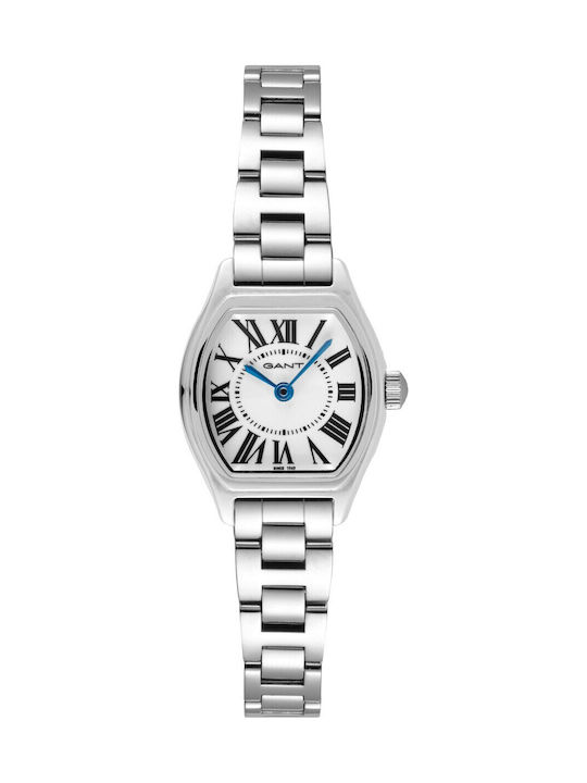Gant Caribou Womens Watch 22mm Battery with Silver Metal Bracelet