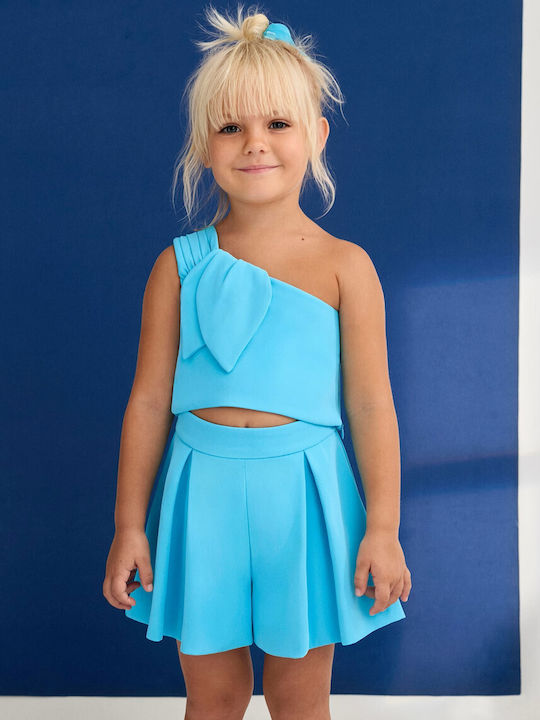 Kids Set with Shorts Summer 2pcs Turquoise