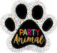 Paws Ballon Partydekorationen Animal
