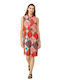 Sommer Damenkleid Rote Tonerde