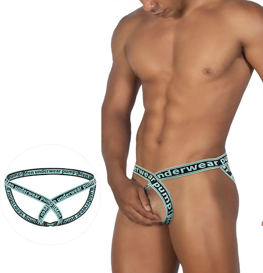 Pump Addicted Herren Sexy Unterwäsche Jockstrap Blau