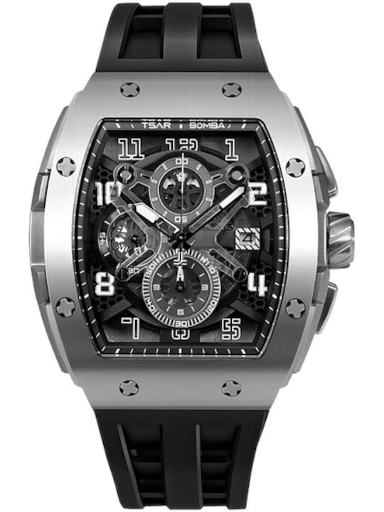 Tsar Bomba Battery Watch with Metal Bracelet