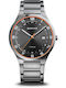 Bering Time Ανδρικό Ρολόι 39mm Μπαταρίας με Γκρι Μεταλλικό Μπρασελέ