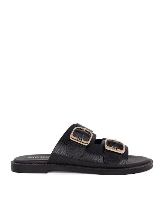 Mexx Women's Black Flat Sandals