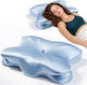 Linomag Orthopädisches Nackenkissen mit Memory-Schaum 58x37x10cm in Hellblauer Farbe