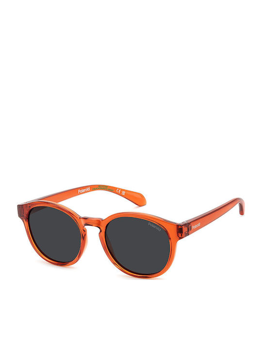 Polaroid Oval Kids Sunglasses Transparent