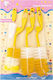 Set 4 Brushes Cleaning Baby Bottles Nipples Yellow Z-tools Zts 9098
