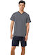 Vamp Summer Men's Pyjama Blue