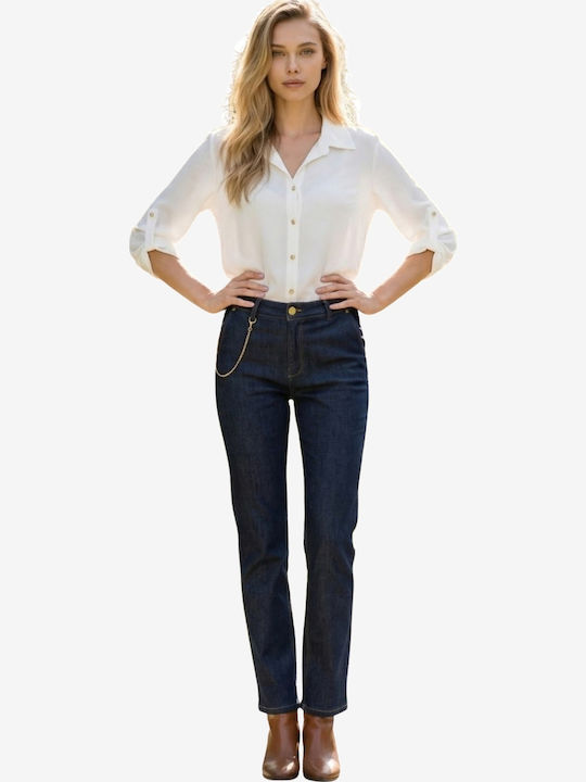 Derpouli Long Sleeve Women's Shirt White Monoch...