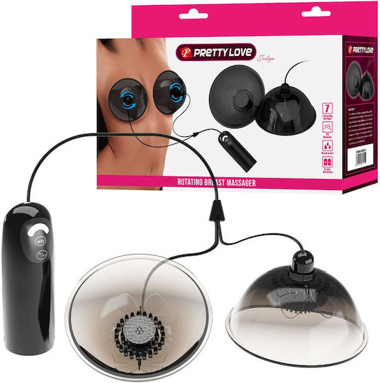 Pretty Love Breast Massager Αναρροφητής Θηλών Μαύρος