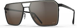 Blackfin Unisex Sunglasses with Silver Frame and Silver Mirror Lens BF1093 C1660
