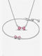 Sharks Bay Clothing Schmuckset Mit Halskette Und Armbänder Aus Silber Mit Steinen