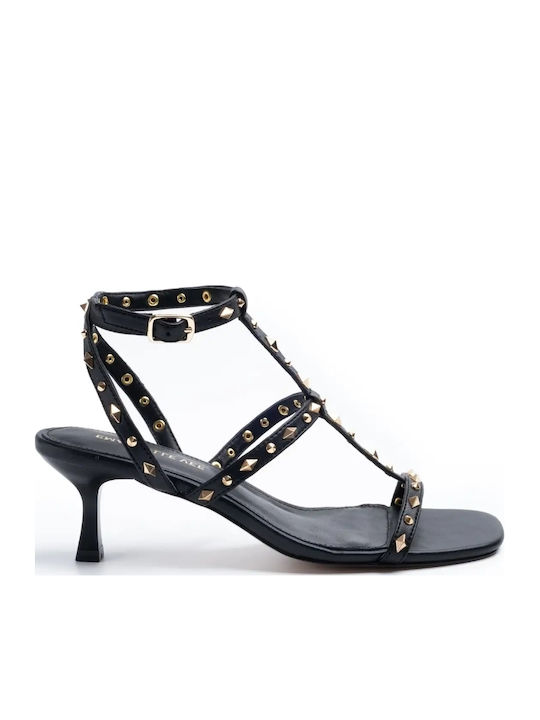 Emanuelle Vee Sandale Elegante Damă Negre