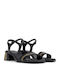 Leather Sandals Black