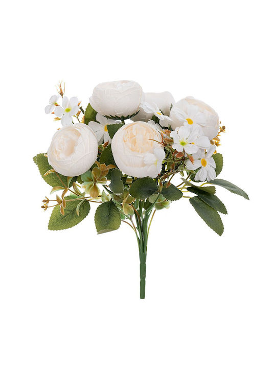 Buttercup Bouquet White 30cm Iliadis