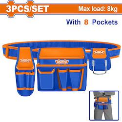 Triple Tool Belt Pouch 8 Pockets & Maximum Load 8kg Wadfow Wtg2107
