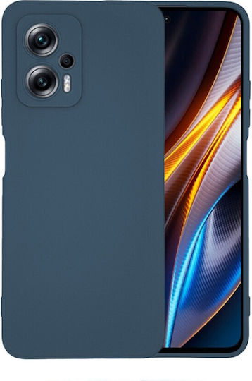 Reinforced Silicone Back Cover Navy Blue (Xiaomi Poco X4 Gt)