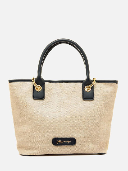 Rattan Damen Schultertasche Beiges