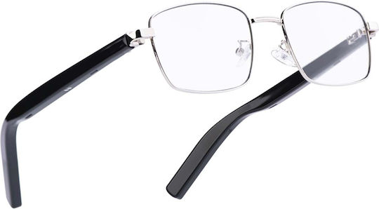 Avizar Nova Connected Glasses Square Photochromic Lenses Black