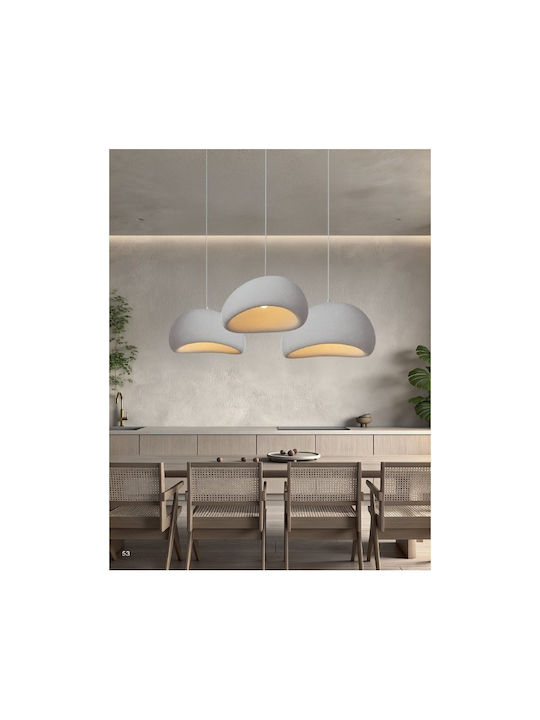 Sun Light Aurora Висящо Осветително Тяло Бяло