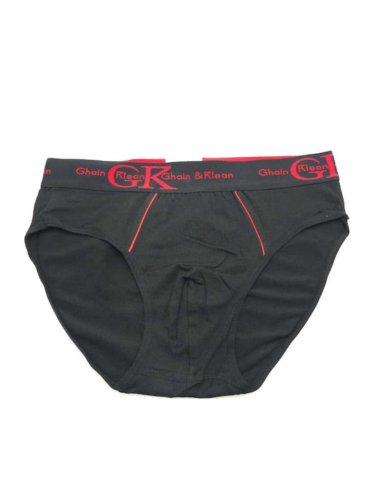 Topaki Herren Slip Schwarz