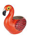 Butlers Flamingo Pflanzentopf Keramik Orange 16cm