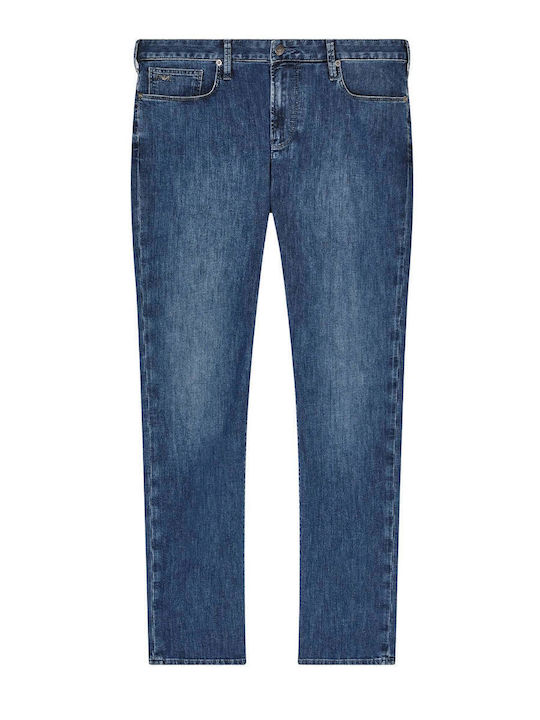 Emporio Armani Ανδρικό Παντελόνι Τζιν Slim Fit Μπλε