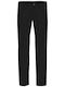 Pantaloni De Blugi Pentru Bărbați Elastic Slim Tapered Fit Negru