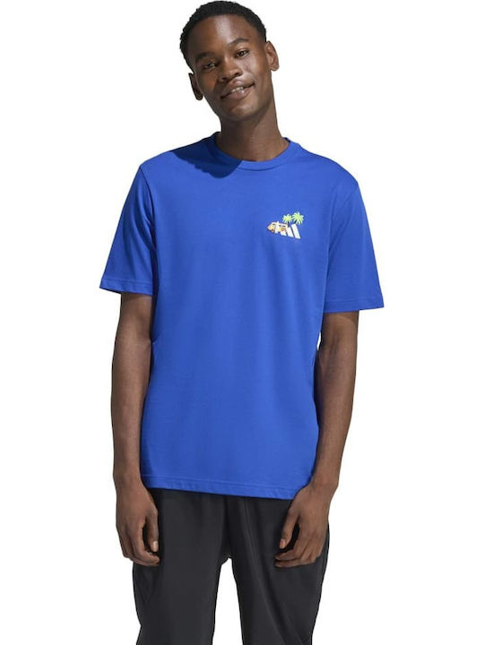 adidas Тениска Синя