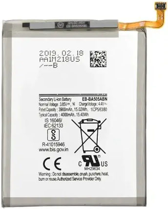 Kompatible Handy-Akku Ersatz für Samsung Galaxy A20 / A30 / A30s / A50