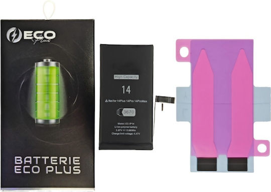 Eco Plus Compatible Replacement Battery 3670mAh for iPhone 14