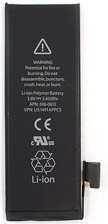0 Cycle Compatible Replacement Battery for Apple iPhone 5