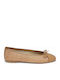 Damen Ballerinas in Tabac Braun Farbe