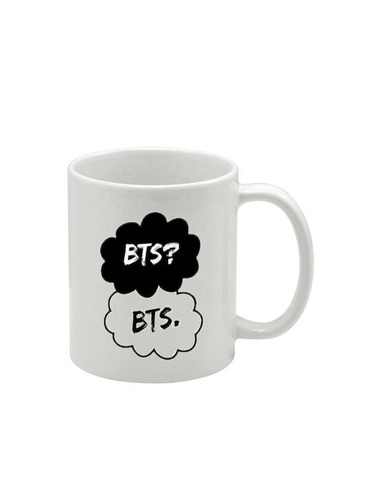 Λευκή Κούπα Kpop Bts