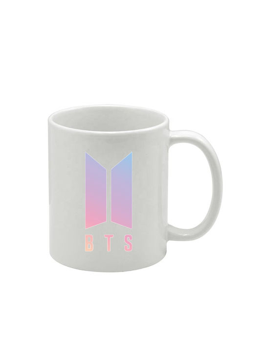 Λευκή Κούπα Kpop Bts