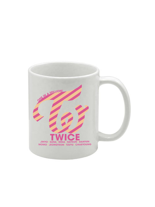Λευκή Κούπα Kpop Twice