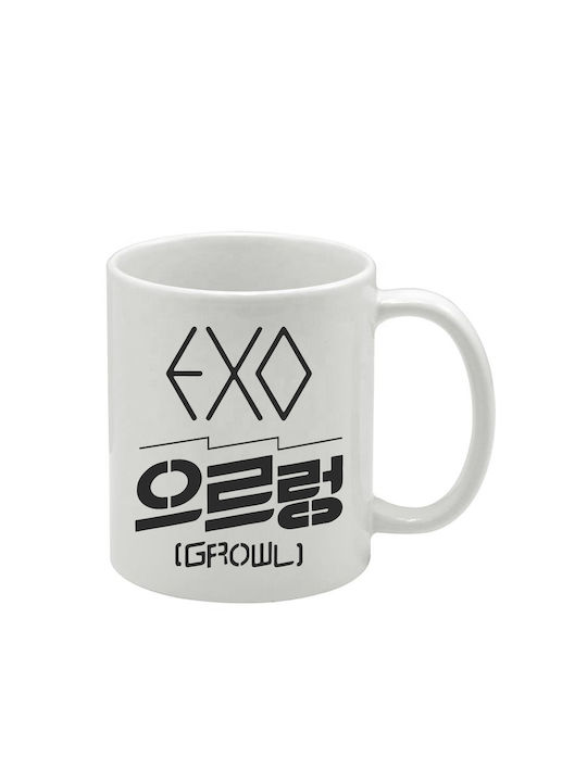 Λευκή Κούπα Kpop Exo